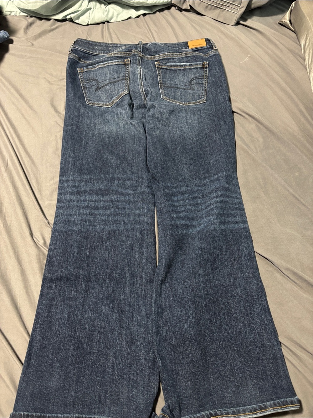 AE Women's Dark Blue Jeans - Picture 3 of 5